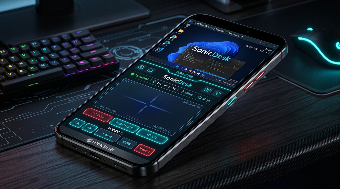 SonicDesk Mobile Remote App